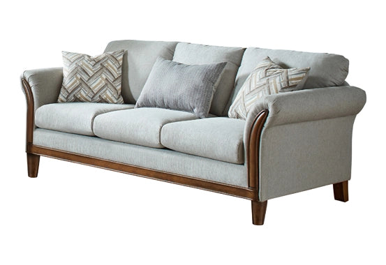 Roxanne Light Grey & Hazel Sofa & Loveseat Set