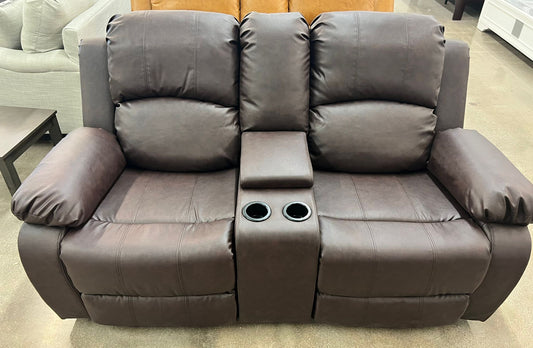 Brown Loveseat *As is