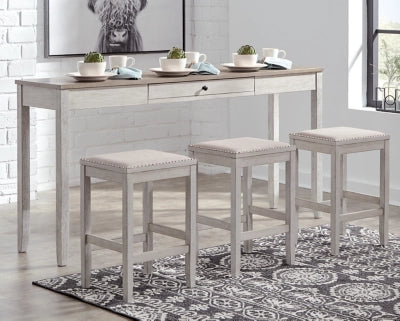 Skempton Counter Height Dining Storage Table
