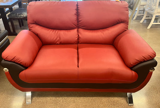 Red & Black Loveseats *As is