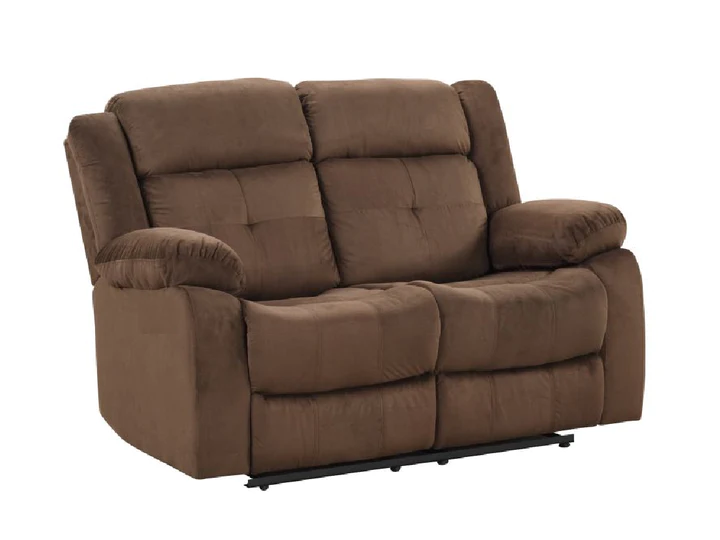 Motion Reclining Sofa Set – 82” Manual & Stationary  2 PC SOFA + LOVE SEAT