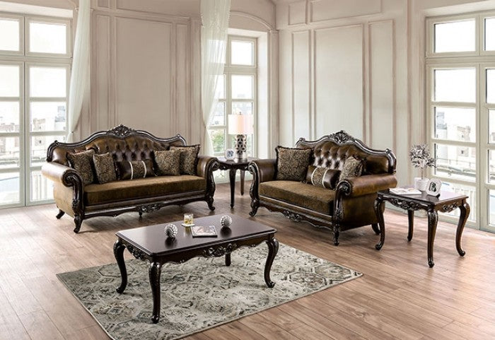 ENSENADA SOFA AN LOVE SEAT  SET 2 PC    |     FM65003BR-SF
