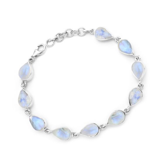 Rainbow Moonstone Bracelet