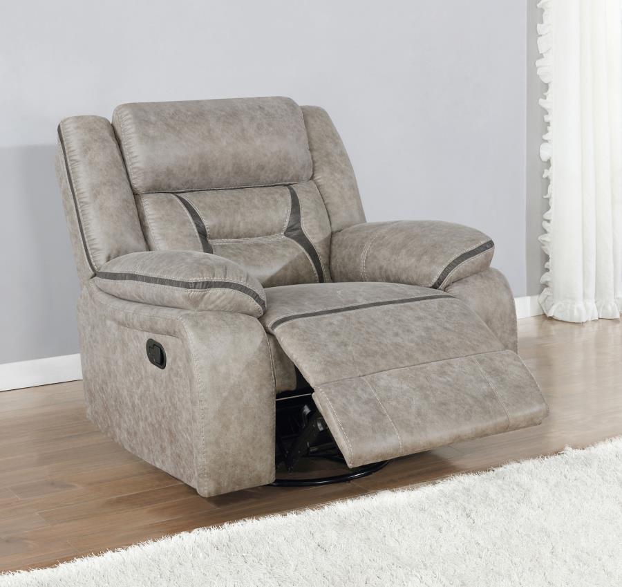 Tufted sales back recliner