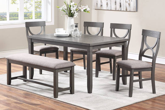 Rustic Desigh Grey Dining Table