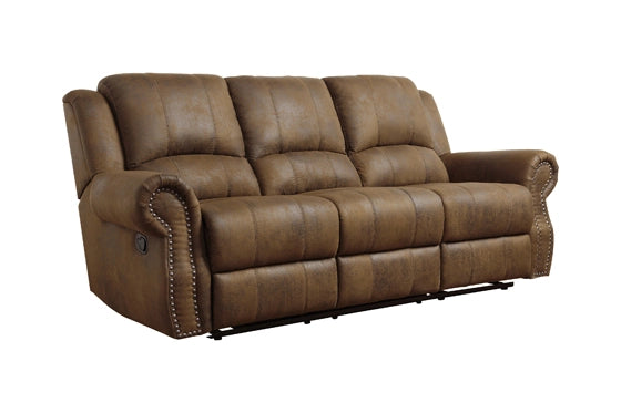Sir Rawlinson Buckskin Brown Upholstered Sofa & Loveseat Set