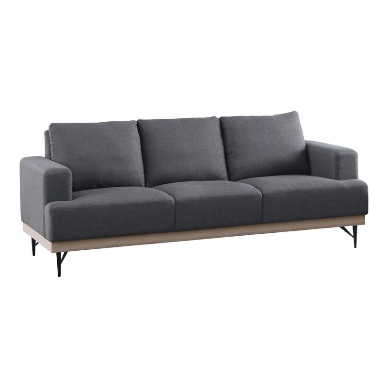 Kester Charcoal Imported Wood Sofa & Loveseat Set