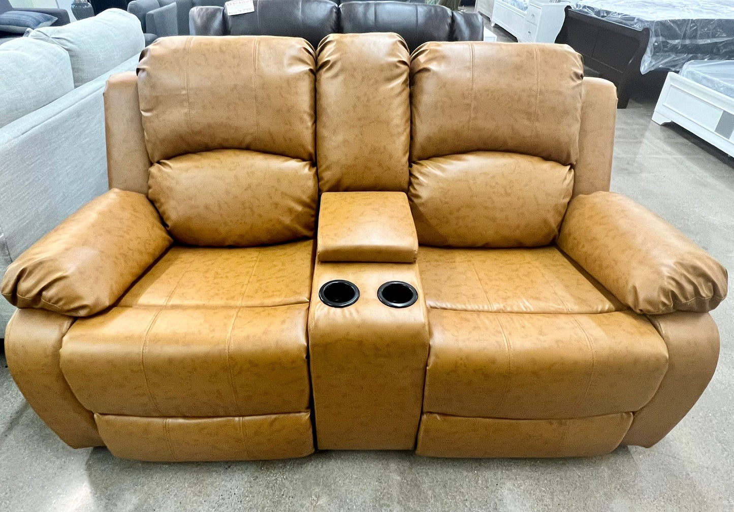 Mustard Loveseat  * As is