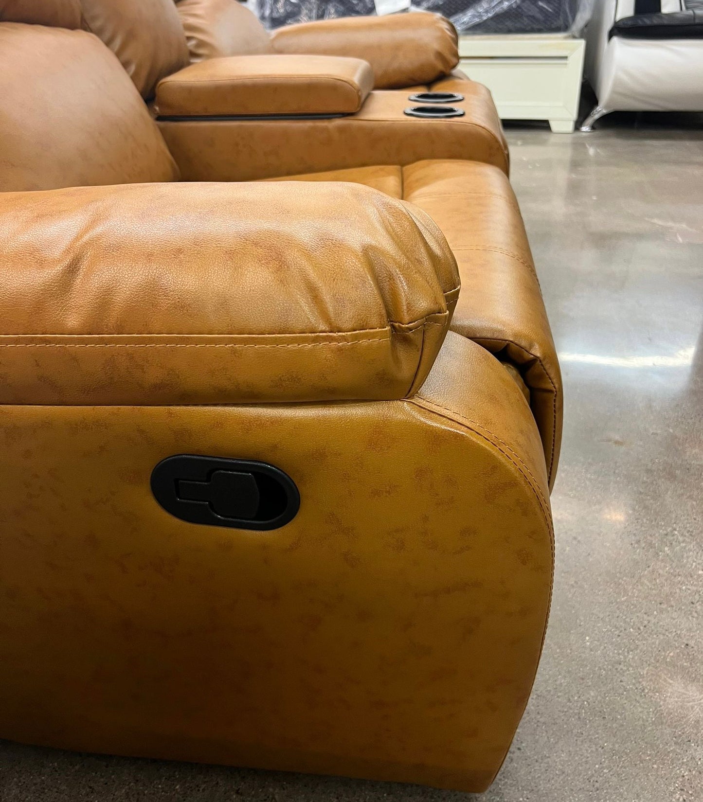 Mustard Loveseat  * As is