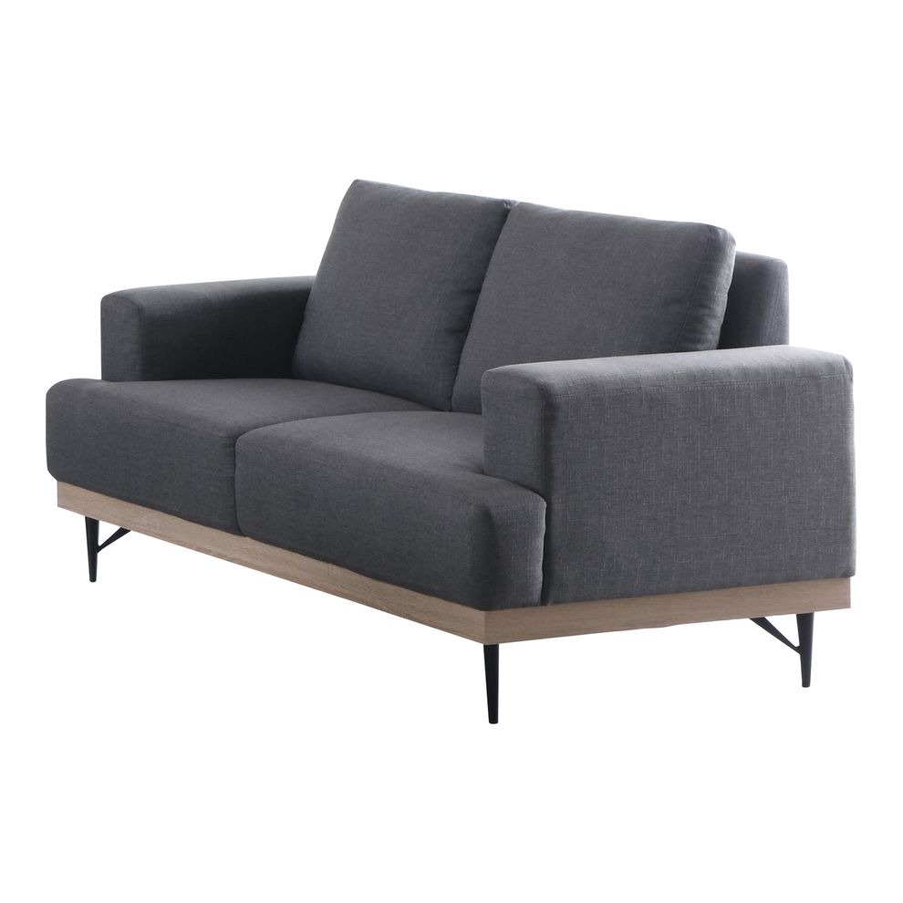 Kester Charcoal Imported Wood Sofa & Loveseat Set