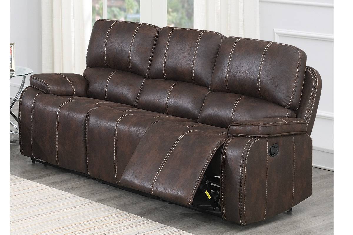 Chocolate Brown Manuel Motion Set Sofa & Loveseat