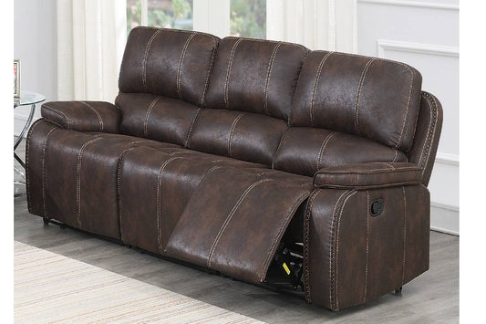 Chocolate Brown Manuel Motion Set Sofa & Loveseat