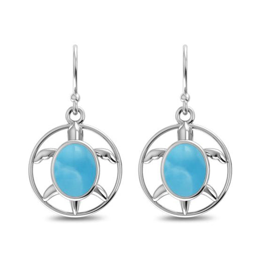 Larimar Earring