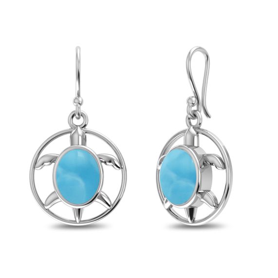 Larimar Earring
