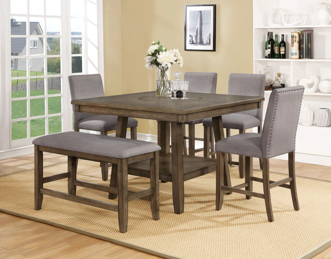 Manning Grey & White Counter Height Table