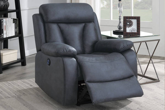 Dark Grey Motion Power Recliner