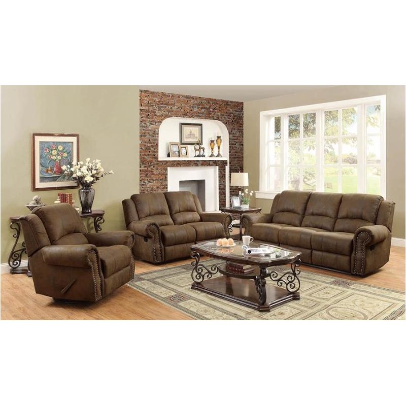 Sir Rawlinson Buckskin Brown Upholstered Sofa & Loveseat Set