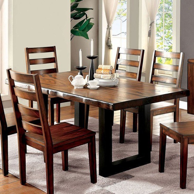 Tobacco Oak Maddison Dining Table