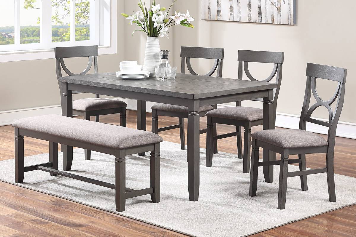 Rustic Desigh Grey Dining Table