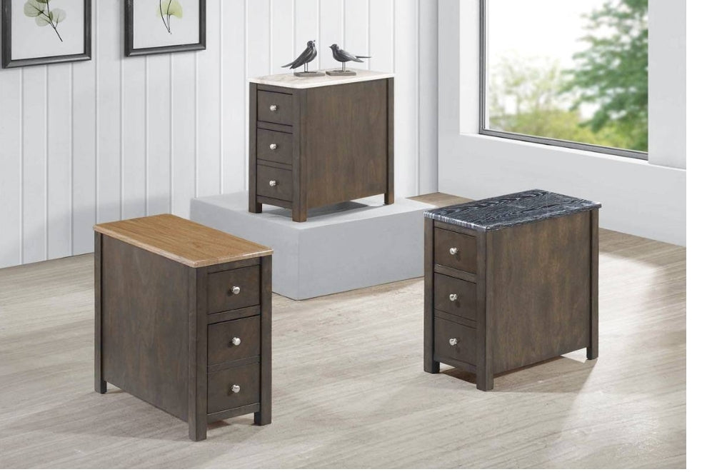 Antique Brown Side Tables